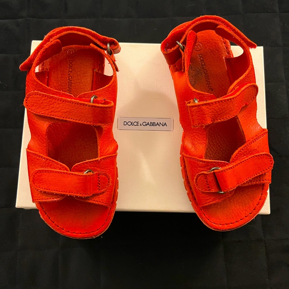 Dolce & Gabbana Kids Dad Sandals